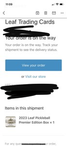 2023 Leaf Trading Cards Pickleball Premier Edition Box. 1 in hand Ready To Ship!