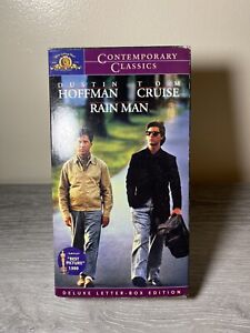 Rain Man VHS Movie Dustin Hoffman Tom Cruise Vintage