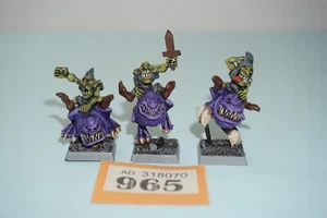 Warhammer Fantasy Citadel Night Goblin Squig Hoppers x 3 Metal - Picture 1 of 4