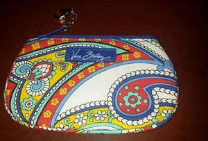 Vera Bradley Marina Paisley Reißverschluss Ausweis im Ruhestand neu ohne Etikett - Bild 1 von 3