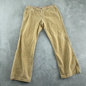 Bonobos Mens Athletic Boot Corduroy Pants 35/32 Beige 100% Cotton 5813 - Picture 1 of 11