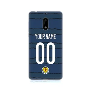 PERSONALISED SCOTLAND NATIONAL TEAM 2020/21 KIT SOFT GEL CASE FOR NOKIA PHONES 1 - Picture 1 of 8