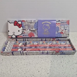 Hello Kitty Liberty Art Fabrics of London Sanrio Pencil set x 6 Pencils Rare Set - Picture 1 of 7