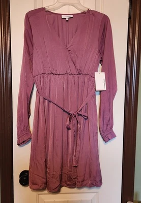 Maternity Mauve Dress Size Medium - Image 1 of 4