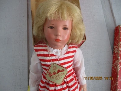 14" Kathe Kruse Doll Mint In Box, U.S. Zone Germany - Image 1 of 4