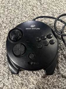 Sega Saturn | Authentic OEM 3D Wired Controller Pad | Black MK-80117 TESTED - Picture 1 of 3