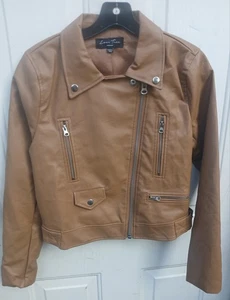 NWOT - Love Tree Zip Up Moto Jacket Size M - Picture 1 of 3