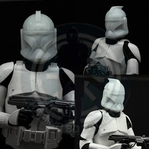 Star Wars 1/6 Custom Phase One Jesse Clone Trooper Helmet for 12in Figure - Picture 1 of 1