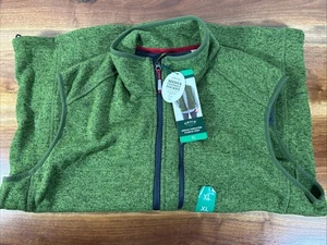 Chaleco Suéter de Vellón Orvis Denali Para Hombres XL Verde Bolsillos Cremallera Completa Senderismo Aire Libre - Imagen 1 de 12