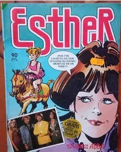 ABBA 1984 Rare Comic Magazine Inside Central Poster Abba - Bild 1 von 1