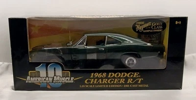 American Muscle 1968 Dodge Charger R/T зеленый масштаб 1:18 ограниченный выпуск - Изображение 1 из 4
