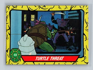 1989 Topps Teenage Mutant Ninja Turtles Turtle Threat #40 - Picture 1 of 2