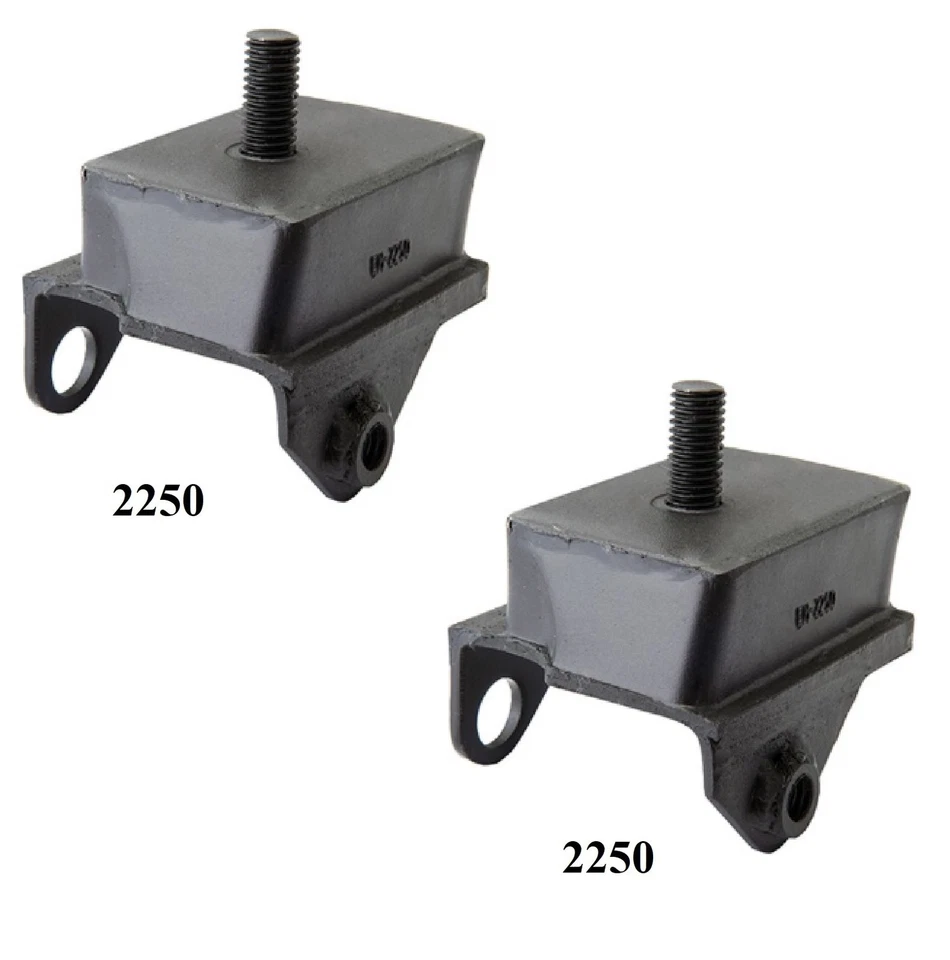 2 PIEZAS MONTAJE MOTOR DELANTERO IZQUIERDO Y DERECHO PARA 1966 Plymouth Fury 7,0L Foto 1 de 2