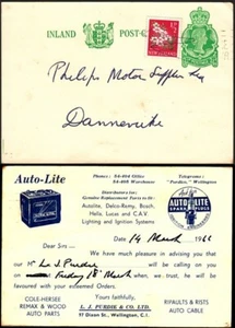 NEW ZEALAND POSTAL STATIONERY 1961 2½d GREEN QEII POSTCARD (ID:30/D14236) - Picture 1 of 1