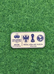 Apertura 24 Final Club America vs Monterrey TRICAMPEON Parche Liga MX Iron-On  - Picture 1 of 4