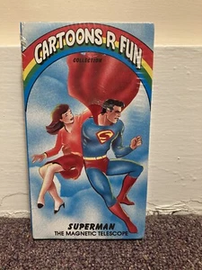 Superman The Magnetic Telescope VHS Tape Cartoons R Fun 1989 VHS - Imagen 1 de 2