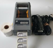 Zebra ZD410 203dpi Thermoetikettendrucker Netzteil USB 1000 2x1" Etiketten 866