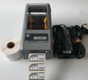 Zebra ZD410 203dpi Thermal Label  Printer PSU USB 1000 2x1" Labels 866 - Picture 1 of 4