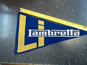 Banderín de fieltro publicitario Innocenti Lambretta - bandera Li - Imagen 1 de 2