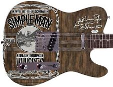 Lynyrd Skynyrd Artimus Pyle Autographed Simple Man Graphics Guitar Exact Proof