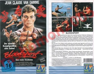 VHS BLOODSPORT (1988) Jean-Claude Van Damme Bolo Yeung Kultfilm Cannon/UV FSK16 - Picture 1 of 6