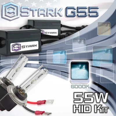 Stark 55W Micro HID High Beam Slim Xenon Kit - H7 6K 6000K Ice White (X) - Image 1 of 3