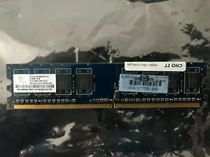 Nanya HP RAM Memory 512MB NT512T64U88A1BY-3C 377725-888 1Rx8 PC2-5300U-555-12-D1 - Picture 1 of 2
