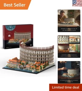 Stunning Roman Colosseum Model – 3989 High-Quality Pieces for Creative Builders - Picture 1 of 9