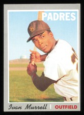 1970 Topps #179 Ivan Murrell Baseball Card - - Excellent
