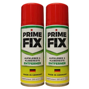 2 x Prime Fix Klebstoffentferner Etiketten-Löser Kleber-Entferner Sticker 200ml - Bild 1 von 2