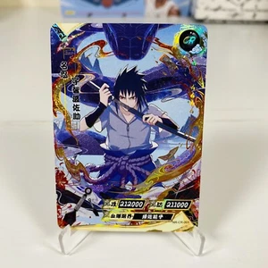 KaYou Naruto TCG CCG Trading Card Uchiha Sasuke SSP NR-CR-003 super rare box hit - Picture 1 of 3