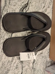 O'Neill Beacons Flip-Flops / Sandals - NWT Mens Size 12 Gray/Black - Picture 1 of 5