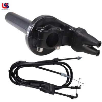 For Yamaha YZ450F YFZ450 WR450F Throttle Cable & Twist Throttle Accelerator Grip - Image 1 of 4