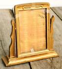 Vintage Picture Frame Wooden Gold Tone Angle Ajustable props Unusual Old Find NG