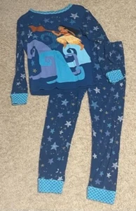 DISNEY STORE MOANA PRINCESS PJ'S PAJAMAS GIRLS SIZE 6 2 PC SET - Picture 1 of 4