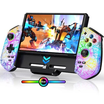 für Nintendo Switch/OLED Handheld Controller Griff Konsole Gamepad Vibration NS - Bild 1 von 4