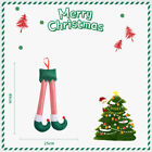 Auto Christmas Elf Santa Legs Car Decor Xmas Tree Pendants Gifts Ornaments