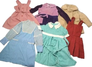 lot of 5 vintage childrens dresses 50s 60s Handmade & 1 Jacket - Picture 1 of 24