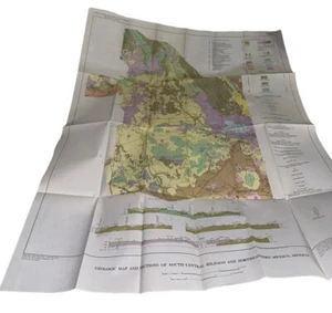 US Dept Of The Interior Geological Survey Bulletin 1104 Plate 3 Hildago Mexico - Bild 1 von 6