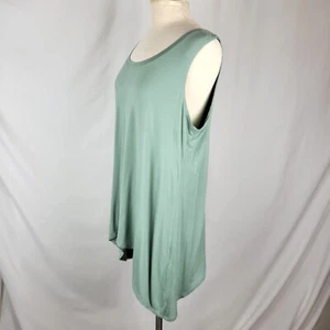 Camiseta sin mangas túnica verde Lori Goldstein LOGO CAPAS para mujer - XL - Imagen 1 de 11