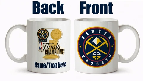 Personalized Denver Nuggets Championship Coffee Mug 11OZ Cover