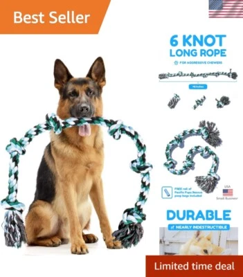Durable 42-Inch Rope Chew Toy for Extra Large Dogs - Supports Animal Rescue - Image 1 of 4