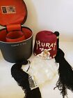 Vintage Shriners 1982 Mura Chaplain Fancy Jeweled Fez Hat with Carrying Case