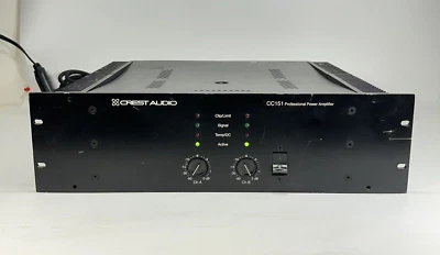 Vintage 1990's Crest Audio CC151 Professional 2-Channel Power Amplifier ~ WORK - Image 1 of 4
