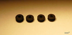 Bedplate Grommets BLACK Rubber für SME 3009 3012 - Picture 1 of 3