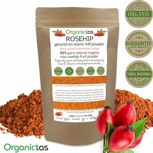 Polvo de rosa mosqueta orgánico grado alimenticio para humanos - uso culinario o té 25-400 g - Imagen 1 de 12