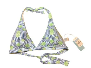 NWT J. McLaughlin Malibu Bikini Halter Top Women’s Size Large New Swim Swimsuit - Picture 1 of 8