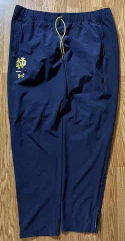 Notre Dame Football Team Issued Under Armour Pants Size 2XL Cover
