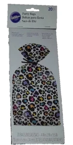 Wilton Treat party loot Bags Leopard Bright 20pk new sealed - Picture 1 of 1