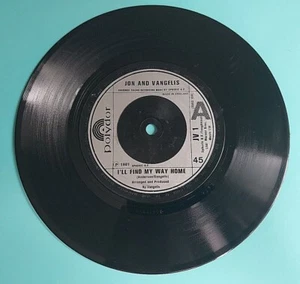 JON VANGELIS - JV 1 - I'LL FIND MY WAY HOME / BACK TO SCHOOL 1981 (703) - Picture 1 of 3